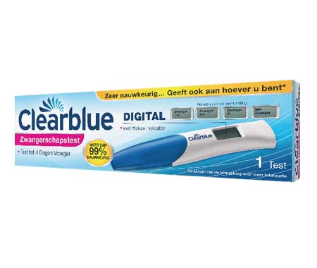 Clearblue digitale zwangerschapstest indicator